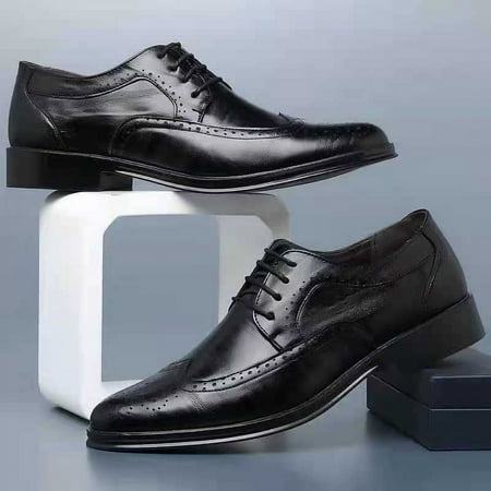 Summer men s leather shoes men s formal wear plus size leather shoes hollow perforated men s shoes Zkysteio