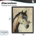 thumbnail image 4 of Stupell Industries Contemporary Tiny Magic Horse & Butterfly Black Floating Frame Canvas Art, 25 x 31, by Svetlana Aleynikova, 4 of 8