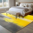 thumbnail image 5 of Graffiti Street Art Area&nbsp;Rug 6x9ft Gray Yellow Abstract Non-Slip&nbsp;Washable Square&nbsp;Rugs Soft Felt Indoor Floor Mat for Bedroom Kitchen Living Room Bathroom, 5 of 9