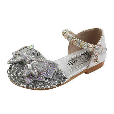 

Girls Princess Sandals Toddler Kids Baby Bowknot Sweet Shoes