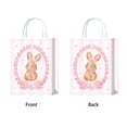 thumbnail image 5 of Cute Cartoon Pink Bow Party Gift Paper Bag Color Printed White Kraft Handbag Customizable, 5 of 5