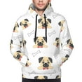 thumbnail image 4 of Hoodies for Men - Funny French Bulldog Bones Long Sleeve Comfrt Men'S Fashion Hoodies & Sweatshirts, Sweatshirts for Men Hoodies Pullover Clothing Clothes with Pouch, 4 of 7