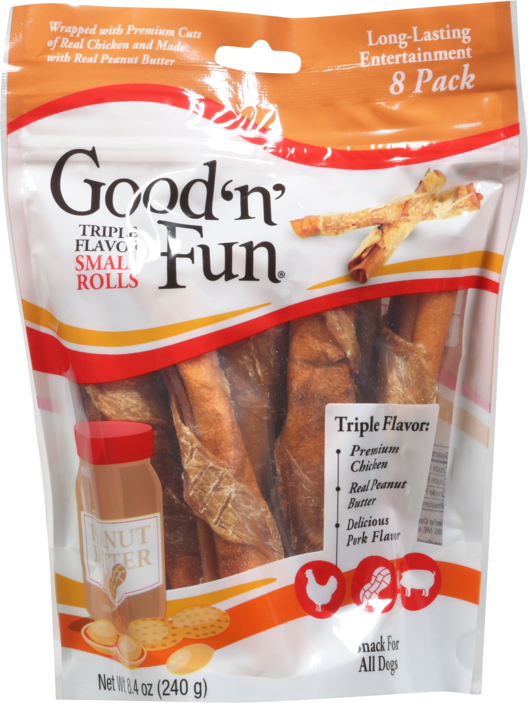 Good n fun 2025 dog treats walmart