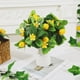 thumbnail image 1 of Ramo artificial de limón de flor de limón y rama de fruta para decoración del hogar y centro de mesa, 1 of 7