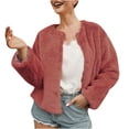 thumbnail image 1 of Chaqueta de abrigo de imitación cálida para mujer, chaqueta de invierno con cuello vuelto, ropa de abrigo corta Fridja BV0+2268, 1 of 7