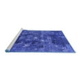 thumbnail image 2 of Ahgly Company Machine Washable Indoor Rectangle Oriental Blue Industrial Area Rugs, 4' x 6', 2 of 4