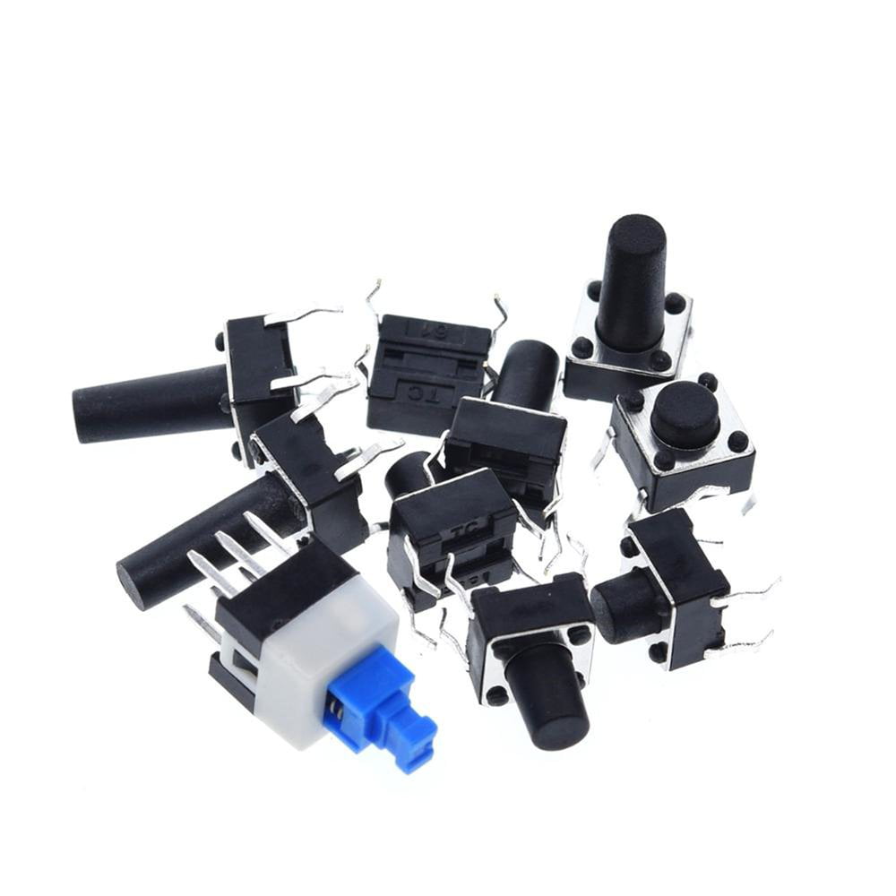 10 Models 250 Pcs Tactile Push Button Switch Micro Switch Car Remote OhVWw 