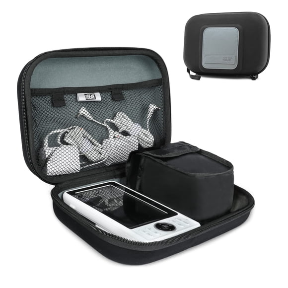 USA Gear Estuche de viaje para monitor de bebé - Estuche para monitor de cámara de bebé compatible con monitor de bebé Vtech, cámara de monitor de video y accesorios con interior personalizable y forr
