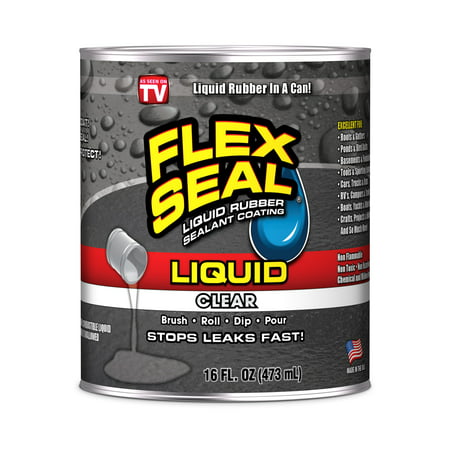 Flex Seal Liquid Rubber in a Can, 16-oz, Clear (Best Way To Clean Rubber Seal On Washing Machine)