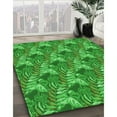 thumbnail image 3 of Ahgly Company Machine Washable Indoor Square Transitional Green Area Rugs, 4' Square, 3 of 7