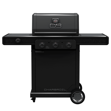 Charbroil Pro Series™ 3-Burner Gas Grill and Griddle with Side Burner