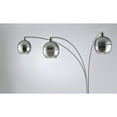 thumbnail image 4 of NOVA OF CALIFORNIA Orson 3 Light Arc Floor Lamp - 84″, Matte Black, Brushed Nickel, 4 of 7