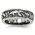thumbnail image 1 of Edward Mirell Titanium Casted Design 7mm Band Size 12, 1 of 4