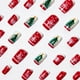 thumbnail image 1 of Puntas de uñas navideñas terminadas, uñas usables, uñas postizas navideñas, parches para uñas usables, pieza de uña, 1 of 4
