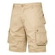 thumbnail image 1 of pstuiky Pantalones cortos cargo para hombre, Pantalones cortos con cordón y múltiples bolsillos para hombre, de color liso, a la moda Pantalones cortos de entrenamiento, 1 of 5