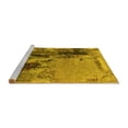 thumbnail image 2 of Ahgly Company Machine Washable Indoor Square Oriental Yellow Industrial Area Rugs, 8' Square, 2 of 4