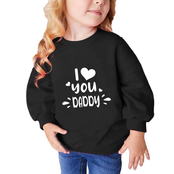 Iyufng Toddler Girls Sweatshirts,Graphic Cotton Crewneck Pullover Sweatshirt for Girls,Toddler Kids Boys Girls Valentine's Day Heart Print Long Sleeve Hoodless Sweatshirts,Toddler Girls Shirts Tops