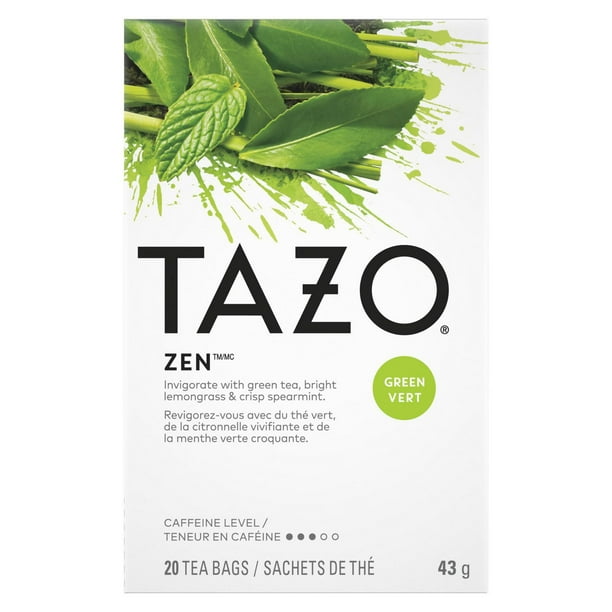 Thé Vert Tazo Zen Paquet de 20