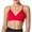 Wine, variant on Bigersell Plus Size Sports Bra Wireless Bras Push up Bra Soft Bra Style B9 Backless Strapless Bra Women Lightly Lined Bra Full-Coverage Wireless Bra Hook & Eye Bra Closure , Blue M