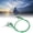 Green, variant on Suodoka 10Pcs 50cm / 19.7 inches High Carbon Steel Fishing Wire Leaders Anti Bite Rigs with Swivels Red