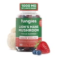 thumbnail image 2 of (3 pack) Fungies Lion's Mane Mushroom Supplement Gummies for Brain Health, Focus, & Memory Support, Blueberry & Strawberry Flavor, 30 Count, 2 of 9