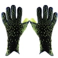 thumbnail image 5 of Black 6 Guantes de agarre fuerte con dedo para protección guantes protectores antideslizantes para Adu, 5 of 5