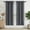 Gray, variant on XUEYU 100% Blackout Curtains for Bedroom, Light Blocking Thermal Insulated Curtains with Noise Reduction, 42x72 Inch Room Darkening Window Drapes, Set of 2 Panels, Black