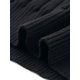 thumbnail image 5 of Suéter sin mangas de cuello alto para mujer Inspire Chic, suéter de punto casual, color negro, 5 of 6