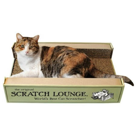 The Original Scratch Lounge - Worlds Best Cat Scratcher - (Includes
