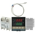 thumbnail image 4 of REX-C100 Temperature Controller SSR 40DA K 1300℃ Thermocouple Heat Sink Kit, 4 of 11