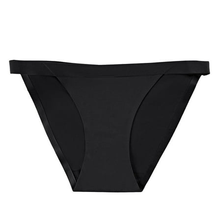 Yuhangmm Women s Panties Women s Fashion Seamless Ice Silk Sexy High Waist Underwear Solid Color Briefs Underwear Women Panties Latex Panties
