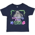 thumbnail image 3 of Inktastic Panama City Beach Florida Cute Swimming Manatee Boys or Girls Toddler T-Shirt, 3 of 5