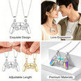 thumbnail image 6 of DESIGNICE 2026 New Couple Love Heart Magnet Necklace Set, Fashion Personalized Matching Valentine'S Day Gift Jewelry for Him Her for Anniversary, Birthday, Valentine, Romantic, 6 of 7