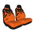 thumbnail image 2 of Pofeuu Halloween With Black Bats Print Automotive Car Seat Covers Flat Cloth Full Set Seat Covers,Car Seat Covers front seats for Cars Trucks and SUVs, 2 of 9