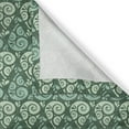thumbnail image 4 of Ambesonne Abstract Valance Pack of 2, Curly Drops Natural Tones, 54"X12", Pale Green Jade Green, 4 of 5