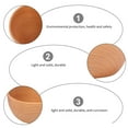 thumbnail image 3 of HONMEET Wooden Salad Bowl Elegant Food Bowl for Home and Restaurant Portable Tableware for Snacks Desserts and Hot Dishes, 3 of 6