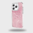thumbnail image 1 of Caseco iPhone 15 Pro Case With Mag-Safe - Pink Flower, 1 of 5
