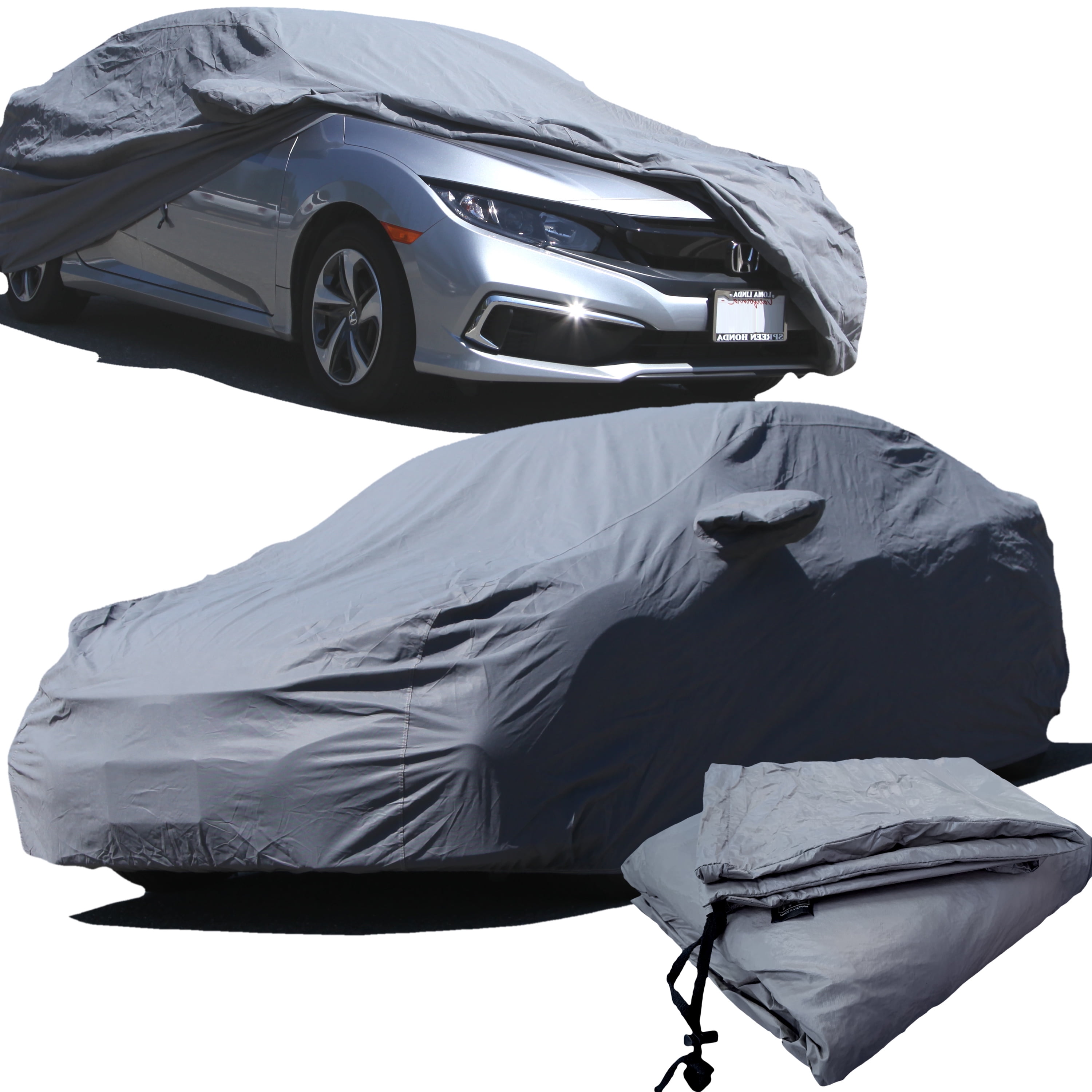 Color : Silver DUWEN Compatible With Audi R8 Coupe Full Car Cover Waterproof Oxford Cloth Outdoor Sedan Car Cover Windshield Dust Cover Sunscreen Scratch Resistant UV All Weather Car Tarpaulin 