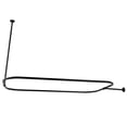 thumbnail image 1 of Rectangular Shower Curtain Rod, Matte Black - 30.38 x 25.25 x 44.5 in., 1 of 1
