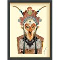 thumbnail image 1 of Beijing Opera Mask No.1 - Dimensional Art Collage Hand Signed by Alex Zeng Framed Graphic Wall Art, 1 of 1