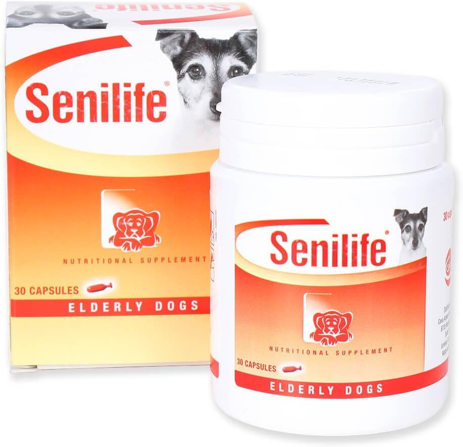 D59010B Senilife Nutritional Supplement For Elderly Dogs 30 Capsules
