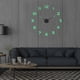 thumbnail image 4 of Reloj De Pared 3D Número De Fluorescencia Innovador Diy Montado En La Pared Multifuncional Esencial Para El Hogar Decoración De La Sala De Estar Del Hogar Kearding HA026020-03, 4 of 5
