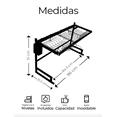 thumbnail image 2 of Escurridor De Trastes Platos Fregadero Organizador Cocina Color Negro, 2 of 5