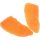 thumbnail image 2 of 2pcs Simulated Salmon Fillet Food Models Fake Salmon Kitchen Props for Home, 2 of 4