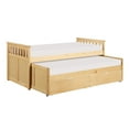 thumbnail image 4 of Lexicon Lit Simple/Simple Contemporain en Bois avec Boîtes de Rangement en Pin Naturel, 4 of 7