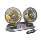 thumbnail image 1 of Ventilador de coche de 12 V, ventilador de doble cabezal, ventilador de refrigeración automático portátil, ventilador eléctrico de gran viento, ventilador plegable para coche, negro, negro, 1 of 5
