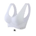thumbnail image 4 of Minnieouse Sujetador sin costuras sexy y de apoyo para mujeres que quieren comodidad y estilo Push Up Bra Bra Push Up Sujetador deportivo Ropa Ropa interior Blanco, 1 XXL, 4 of 6