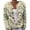 Light Yellow, variant on Women's Cardigan, Open Front Cardigans Cute Flower Print Sweaters Crew Neck Button Down Trendy Fall Tops Coat Winter Coat for Women