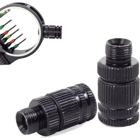 AME Archery Bow Sight Light - Compound 3/8-32 Led Battery Fiber Optic Bow Sight Light Thread Universal Fit