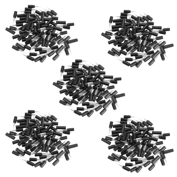 500 Unids / Lote 2Ml Botella de Spray de Perfume de Plástico Negro Botella de Perfume de Atomizador de Pulverizador de Muestra